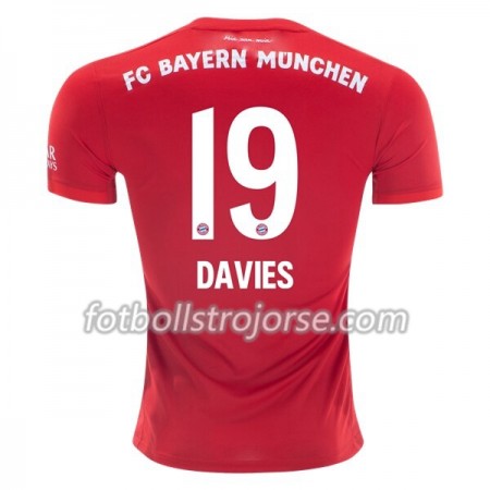 FC Bayern München Matchtröjor Alphonso Davies 19 Hemma Fotbollströja 2019-2020 FC Bayern München Matchtröjor Alphonso Davies 19 Hemma Fotbollströja 2019-2020